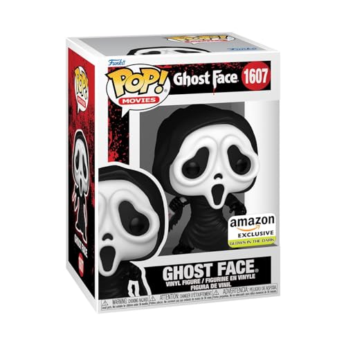 Funko Pop! Movies: Ghostface - Glow In the Dark - Amazon Exclusive - Collectable Vinyl Figure - Gift Idea - Official Merchandise - Toys for Kids & Adults - Movies Fans