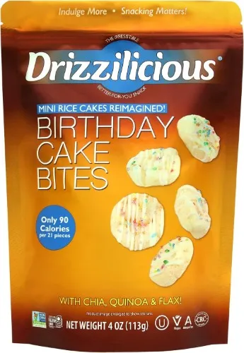 drizzilicious rice cakes x5 