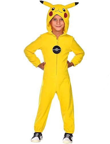 amscan Childs Unisex Official Pokemon Licensed Pikachu Fancy Dress Costume - 4-6 Years
