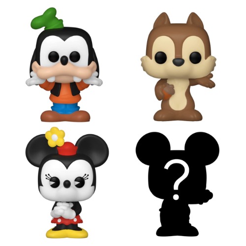 Funko PoP! Disney - Goofy and Friends Bitty Vinyl Figure 4 Pack, 2.5 cm Height