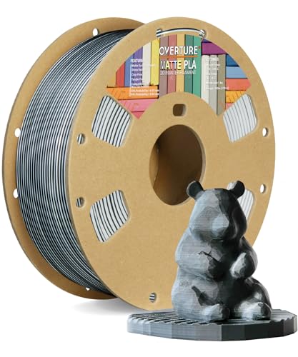 MATTE BLACK/WHITE PLA FILAMENT