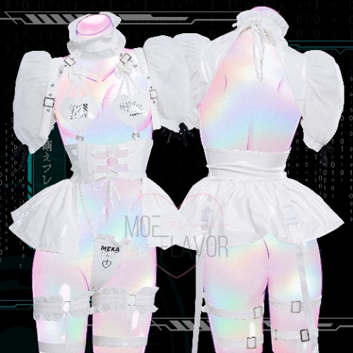 MEKA Maid Lingerie | White / S/M