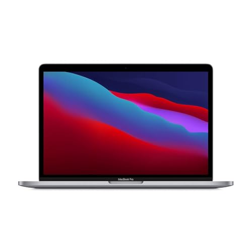 2020 Apple MacBook Pro with Apple M1 Chip (13-inch, 8GB RAM, 256GB SSD) (QWERTY English) Space Grey (Renewed) - Space Grey - 256 GB