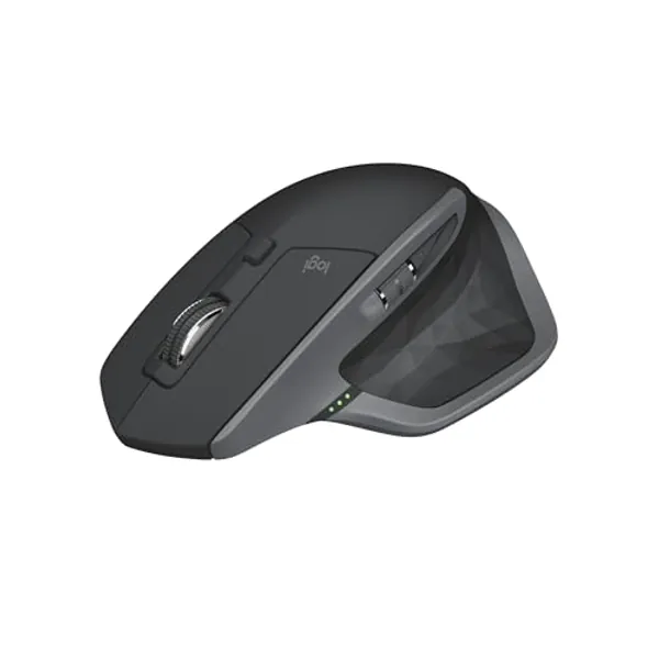 Logitech MX Master 2S Wireless Mouse - Hyper-Fast Scrolling, Ergonomic, Rechargeable, Control 3 Computers, Graphite