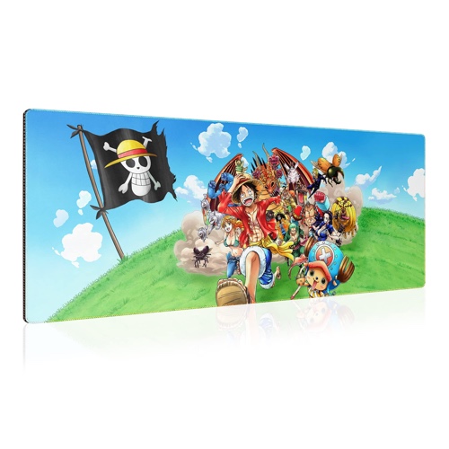 JUMANT Anime Mouse Pad XL - One Piece Mouse Pad - Anime Desk Mat - One Piece Mat - One Piece Playmat - Gaming Mouse Pad Anime - One Piece Keyboard Desk Pad - One Piece Anime Mousepad