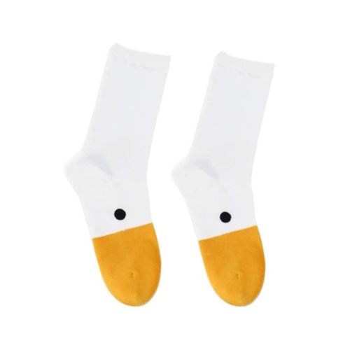 Untitled Goose Game Socks Lustiges Tier Lustige Unisex Casual Cotton Neuheit Goose Head Socks - Einheitsgröße Große Größen