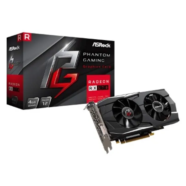 ASRock Phantom Gaming D Radeon RX 570 DirectX 12 RX570 4G 4GB 256-Bit GDDR5 PCI Express 3.0 x16 HDCP Ready Video Card