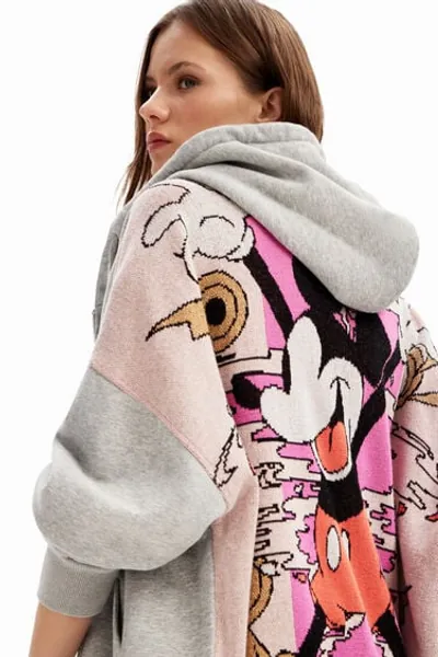 Mickey Mouse oversize jacquard sweatshirt Desigual