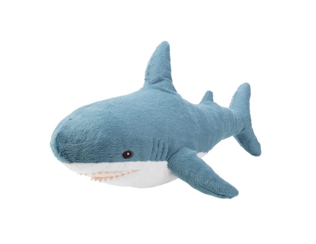 BLÅHAJ soft toy shark - 