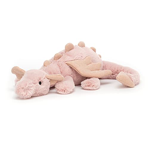 Jellycat Little Rose Dragon Collectable Plush Decoration - Little