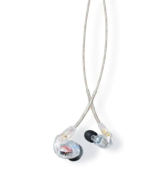 Shure Se425-Cl Écouteurs Professionnels, Sound Isolating avec Double Micro - Transducteurs Hd, sonPrécis et Naturel, Câble Jack de 3,5 Mm – Transparent