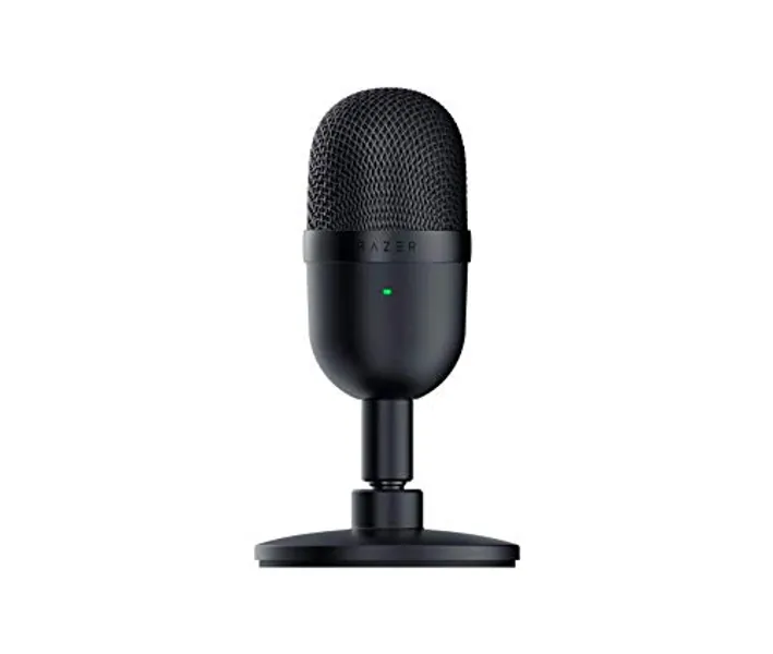 Razer Seiren Mini Ultra-Compact USB Streaming Microphone: Shock Resistant - Black (Renewed)