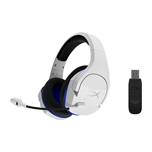 HyperX Cloud Stinger Core – auriculares inalámbricos para juegos de PS4 y PC, ligeros, controles deslizantes de acero duraderos, micrófono con cancelación de ruido