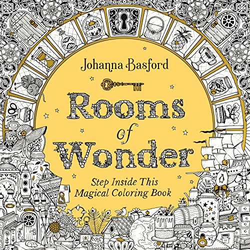 Rooms of Wonder: Step Inside This Magical Coloring Book - Spiral-bound