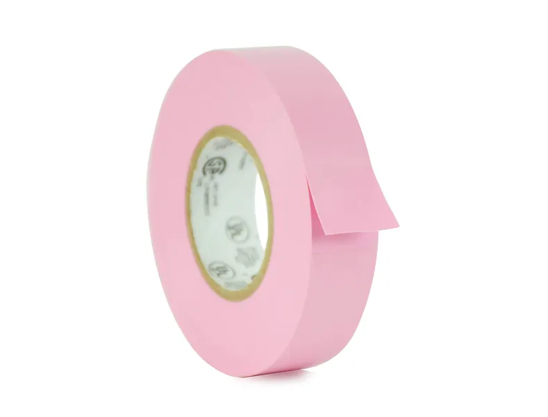 WOD ETC766 Professional Grade General Purpose Pink Electrical Tape UL/CSA listed core. Vinyl Rubber Adhesive Electrical Tape: 3/4inch X 66ft. - Use At No More Than 600V & 176F (Pack of 1)