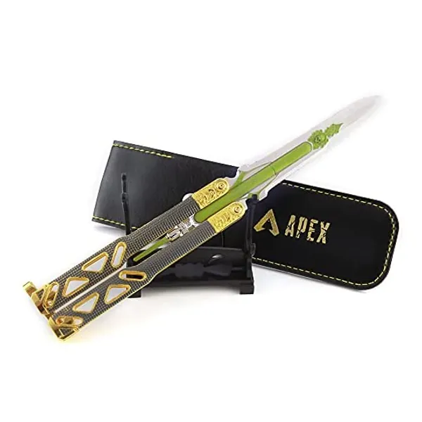 
                            APEX Legends Octane Heirloom Metal Knife Action Figures Toys Collection Gift Party Supplies Desk Decoration Backpack Pendant Gift (Neon Green)
                        