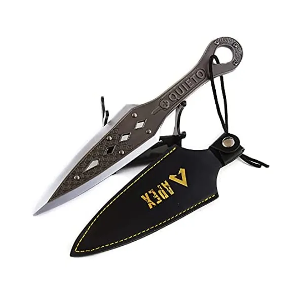 
                            APEX Legends Wraith Kunai Heirloom Dagger 9 inches Metal Knife Toys Collection Party Supplies Desk Decoration Backpack Pendant Gift
                        