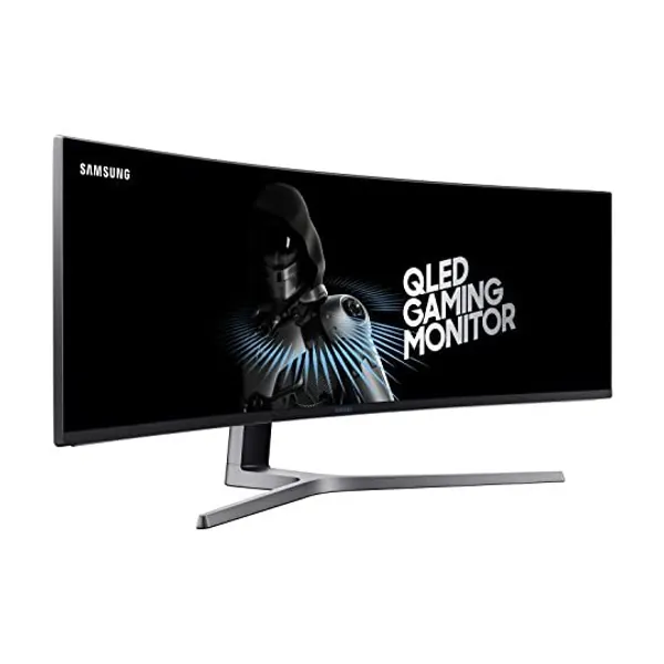 
                            SAMSUNG 49-Inch CHG90 144Hz Curved Gaming Monitor (LC49HG90DMNXZA) – Super Ultrawide Screen QLED Computer Monitor, 3840 x 1080p Resolution, 1ms Response, FreeSync 2 with HDR,Black
                        
