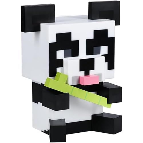 Minecraft Panda Licht - Offiziell lizenziertes Merchandise, tragbares Nachtlicht & Gaming-Raum-Dekor für Kinder, Geschenk für Gamer, batteriebetrieben