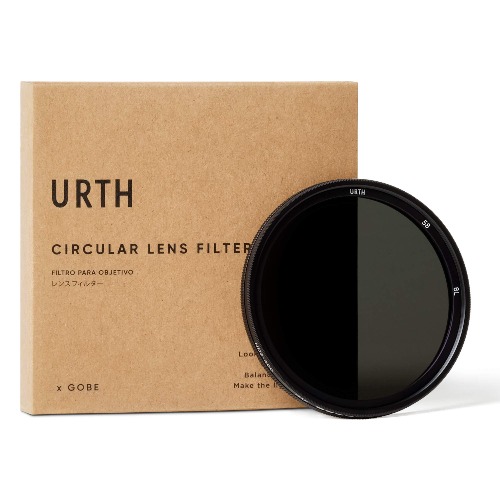 Urth 58mm ND2-400 Variable ND-filter (1–8,6 stops) - 58 mm