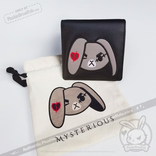 Angry and Love Rabbit Leather Wallet | Angry