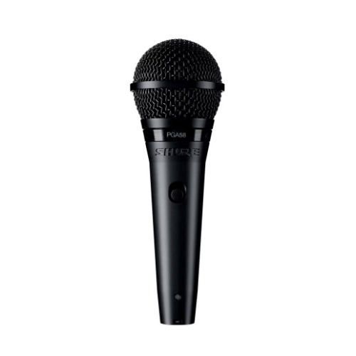 Shure PGA58 Cardioid Dynamic Vocal Microphone - XLR-QTR cable