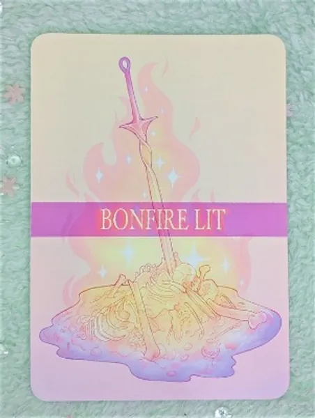 Pastel Bonfire Lit Darksouls Print