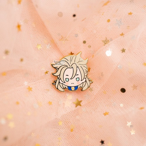Genshin Impact Albedo and Sucrose Hard Enamel Pin - Albedo / [A Grade] / Locking Clasps