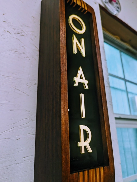 ON AIR Studio Warning Sign