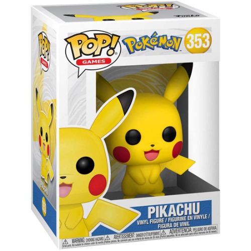 Funko Pop! Games: Pokemon S1- Yellow Pikachu Anime Toy Figure - Funko Pop! 31528