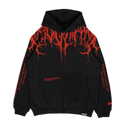 Reign of Blood - Heavy Oversized Hoodie 400GSM - XL / Black