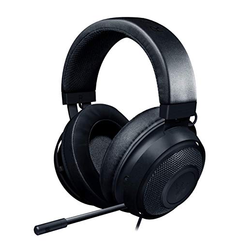 Razer Kraken Gaming Headset: Lightweight Aluminum Frame - Retractable Noise Isolating Microphone - For PC, PS4, PS5, Switch, Xbox One, Xbox Series X & S, Mobile - 3.5 mm Headphone Jack - Classic Black - Black
