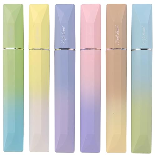 COLNK Pastel Highlighter Set, 6 pcs Aesthetic Highlighters Assorted Colors,Chisel Tip, Cute Highlighter Color Pens for Color Coding,No Bleed, Pastel Ink A - 6 Counts-A - Pastel Ink - 670-3