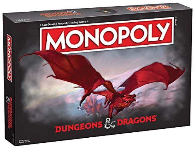 USAOPOLY Monopoly Dungeons & Dragons Board Game for 2-6 Players