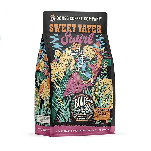 Bones Coffee Company Sweet Tater Swirl (12 oz) - Cinnamon Sweet Potato (Ground)
