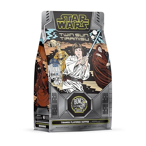 Bones Coffee Company Twin Sun Tiramisu Star Wars Inspired (12 oz) - Tiramisu (Whole Bean)