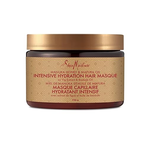 SheaMoisture Intensive Hydration Hair Masque hair treatment for dry, damaged hair Manuka Honey & Mafura Oil deep conditioning treatment with fig extract 326 g