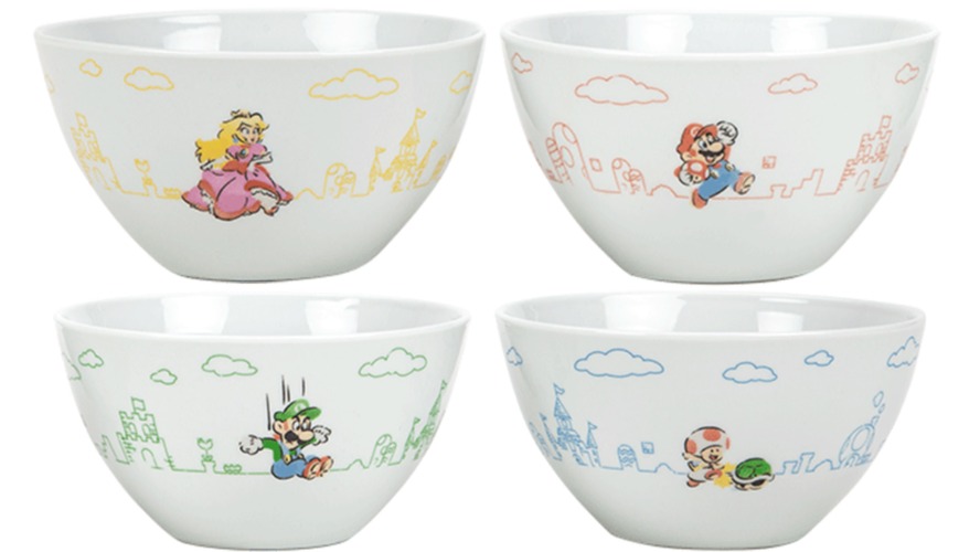 Super Mario™ Home Collection - Ceramic Bowls (Set of 4)