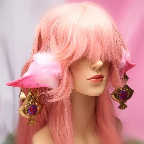 Yae miko ears and earrings