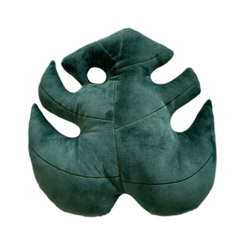 Monstera Deliciosa Leaf Pillow - Deep Forest | Default Title