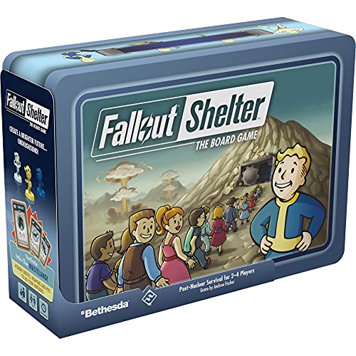 Fallout Shelter The Board Game (Base) | Strategy Board Game | Apocalyptic Adventure Game for Adults and Teens | Ages 14+ | 2-4 Players | Average Playtime 60-90 Minutes | Made by Fantasy Flight Games - Standalone - Fallout Shelter: The Board Game