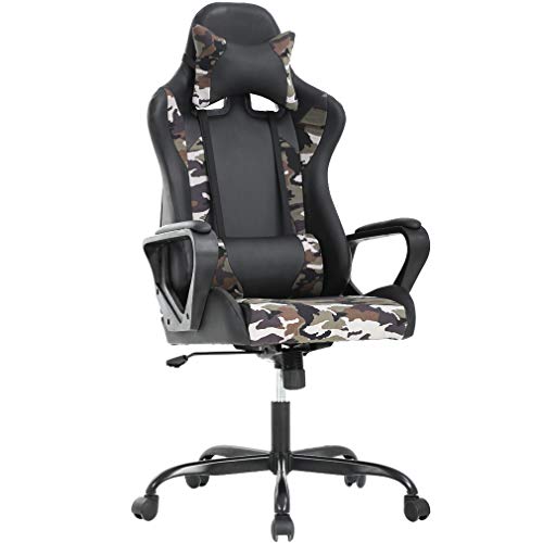 Office Chair Gaming Chair Desk Chair Ergonomic Executive Swivel Rolling Computer Chair with Lumbar Support - Camo