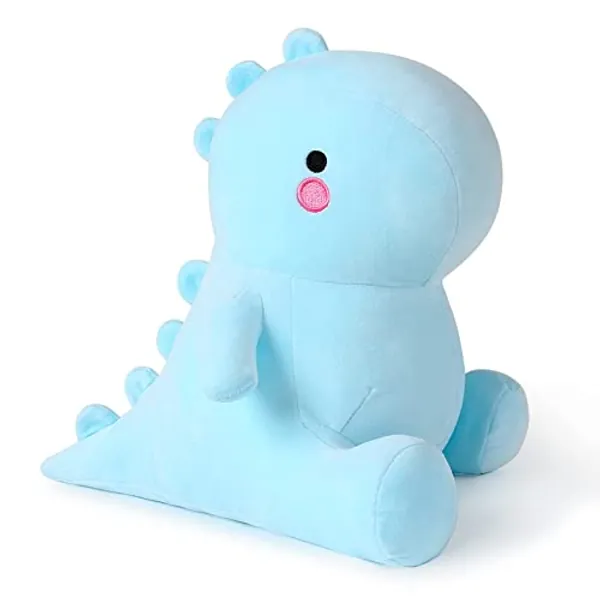 shownicer Plüschtier Dinosaurier Kuscheltier Stofftier Kawaii Dino Plüsch, Plüschsaurier Plüschkissen Spielzeug, Wurfkissen, Kissen Puppe, Schmusetier Geschenk Gefüllt für Kinder Mädchen Jungen