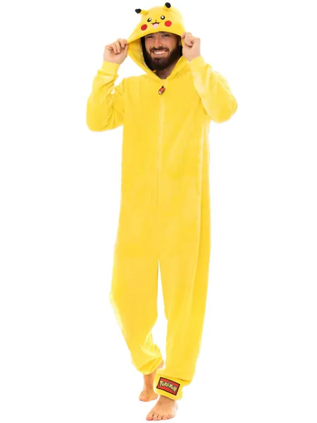 Pokemon Pijama Entero para Hombre Pikachu