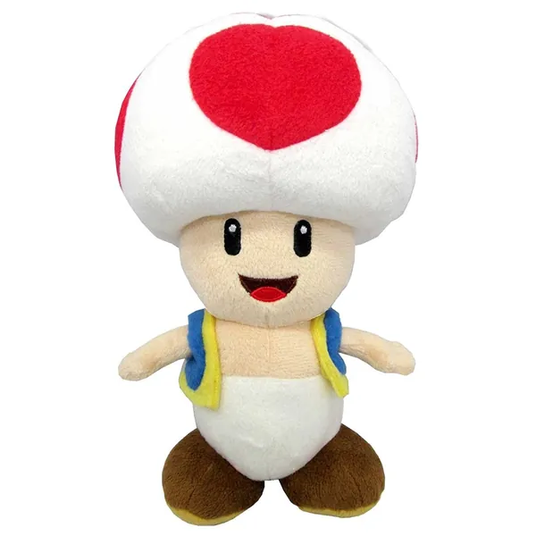 SUPER MARIO gmsm6p01toadnew Bros – Producto Oficial de Nintendo 24 cm Peluche Toad