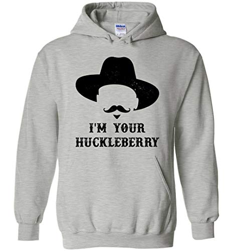 Absurd Ink I'm Your Huckleberry Doc Holliday - Hoodie - XX-Large - Sports Grey