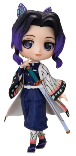 Banpresto Demon Slayer: Kimetsu no Yaiba Q posket-Shinobu Kocho-(ver.A), Multiple Colors (BP17624) - Shinobu Kocho (Ver. A)