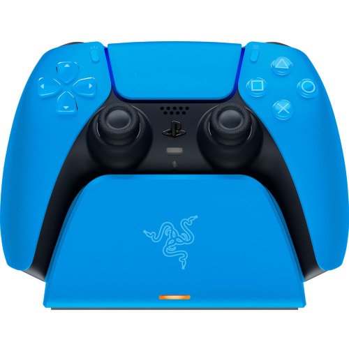 Razer Quick Charging Stand for PlayStation 5: Quick Charge - USB Powered - Blue
