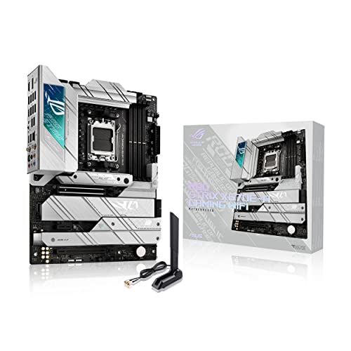 ASUS ROG Strix X670E-A Gaming WiFi 6E Socket AM5 (LGA 1718) Ryzen 7000 Gaming Motherboard(16+2 Power Stages,PCIe® 5.0, DDR5,4xM.2 Slots,USB 3.2 Gen 2x2, WiFi 6E, AI Cooling II) - ATX - ROG X670E-A|DDR5|WIFI 6E
