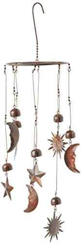 Ancient Graffiti Sun, Moon, Stars Hanging ANCIENTAG87045, Metallic, 8 by 30"